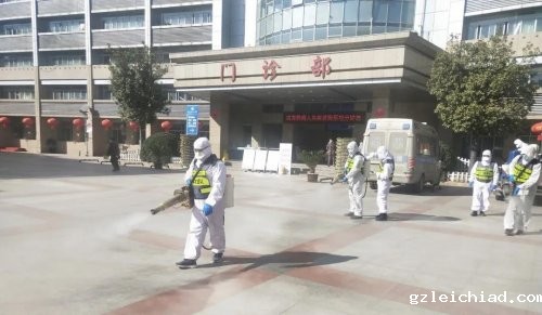 太和县红十字救援队，穿梭在医院里的消杀志愿者
